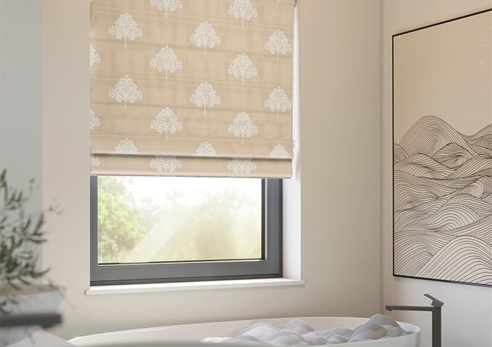 William Morris At Home Marigold Tree Embroidery, Chalk - Twist&Fit Roman Blind - Image 5